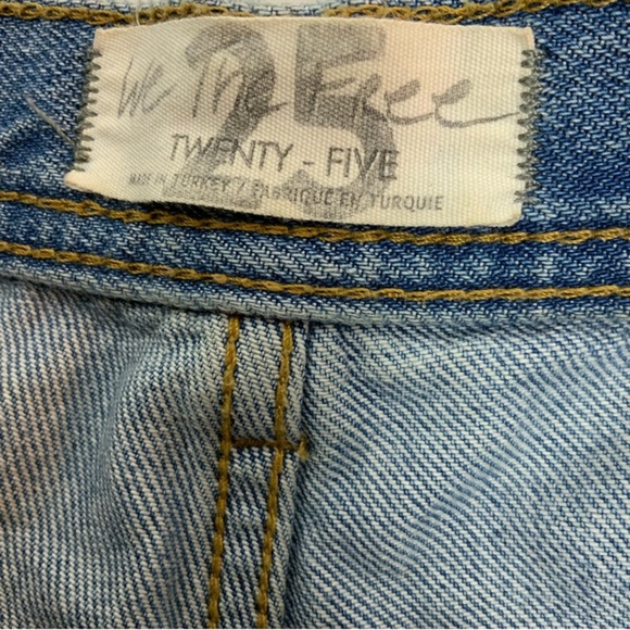 Free People We The Free Maggie Straight Jean Light Stone Wash - Picture 10 of 15